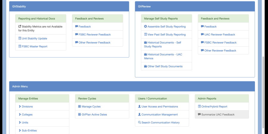 Data Collection website at GVSU